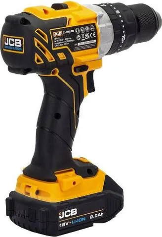 Ударная дрель-шуруповерт JCB 18CD-2XB-E (с 1-им АКБ)