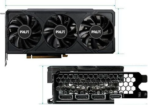 Видеокарта Palit GeForce RTX 4060 Ti JetStream OC 16GB NE6406TU19T1-1061J