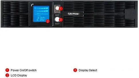 Источник бесперебойного питания CyberPower PR1000 LCD 2U (PR1000ELCDRT2U)