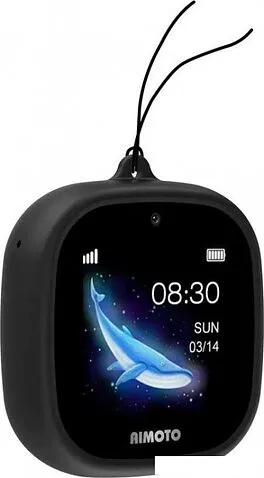 Умные часы с наушниками Aimoto Crystal 4G (черный)