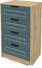 Комод Интерлиния Концепт КТ-К60 Деко (дуб золотой/верде)