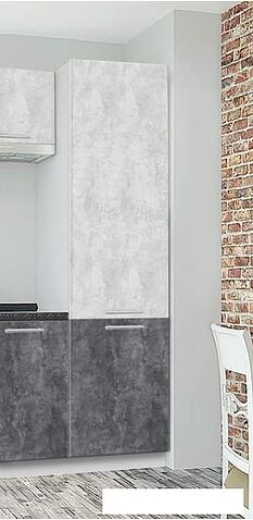 Шкаф-пенал Артём-Мебель 500мм СН-114.74/1 (ДСП бетон спаркс лайт/бетон спаркс)