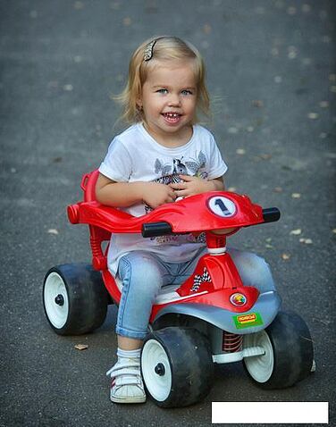 Каталка Полесье Трансформер №2 с игровой панелью и ручкой [46307]