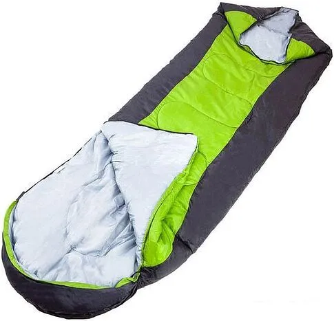 Спальный мешок Acamper Hygge 2x200г/м2 (зеленый/черный)