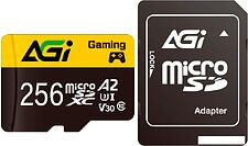 Карта памяти AGI TF138 Supreme microSDXC 256GB AGI256GGSTF138 (с адаптером) Карта памяти AGI TF138 Supreme microSDXC 256GB AGI256GGSTF138 (с адаптером)