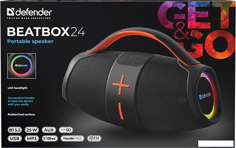 Беспроводная колонка Defender Beatbox 24