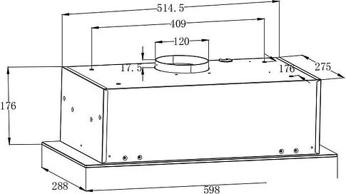 Кухонная вытяжка ZorG Platino 750 60 S (черный)