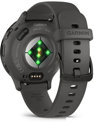 Умные часы Garmin Venu 3S (серая галька, с силиконовым ремешком)