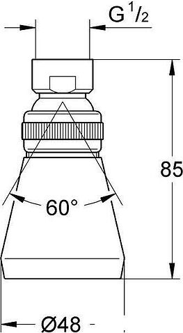 Верхний душ Grohe Relexa Plus 28094