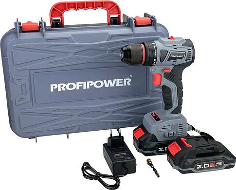 Дрель-шуруповерт Profipower MKBL-18B (с 2-мя АКБ, кейс)