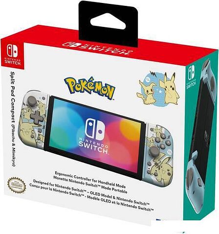 Геймпад HORI Split Pad Compact Pikachu & Mimikyu NSW-410U