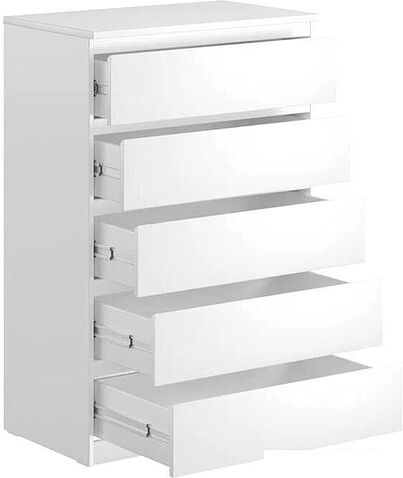 Комод Mio Tesoro Мальта 5 ящиков 80x121 2.05.02.090.1 (белый)
