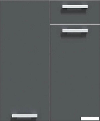 Готовая кухня Интерлиния Мила Лайт 2.9-ПМ2 (бетон/бетон/дуб бунратти)