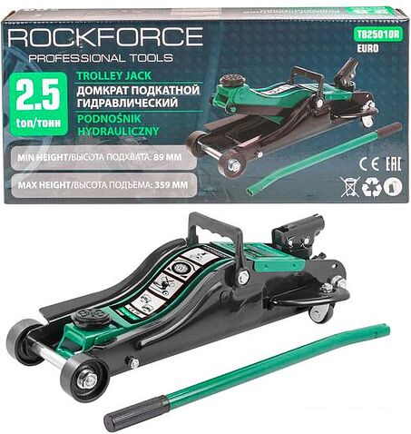 Подкатной домкрат RockForce RF-T825010R(Euro) 2.5т
