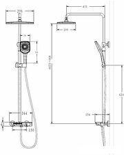 Душевая система  Esko ST30105