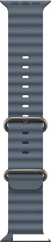 Умные часы Apple Watch Ultra 3 LTE 49 мм (титановый корпус, природный/синий, ремешок из эластомера)