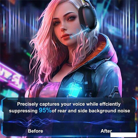 Наушники Onikuma B2 (черный)