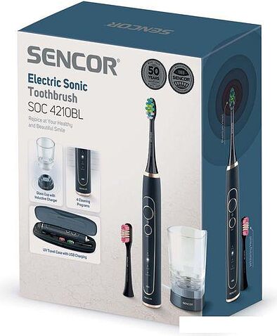Электрическая зубная щетка Sencor SOC 4210BL
