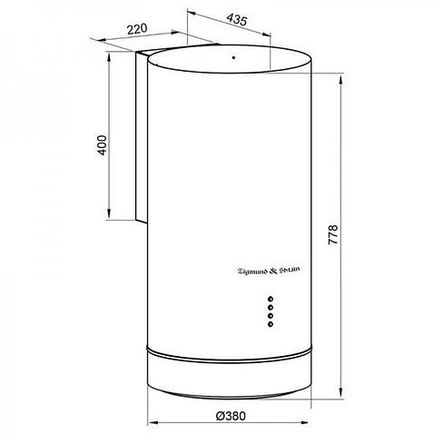 Кухонная вытяжка Zigmund & Shtain K 013.4 W