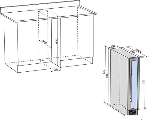 Винный шкаф Libhof Connoisseur CX-9 (черный)