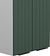 Шкаф навесной Arvento Корнелия Анта-плюс ВШ50 (зеленый софт)