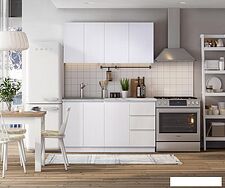 Готовая кухня Артём-Мебель Мэри СН-114 ДСП 1.4м (белый)