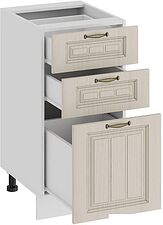 Шкаф напольный Трия Лина 1Н4Я3 (белый/кремовый) Шкаф напольный Трия Лина 1Н4Я3 (белый/кремовый)