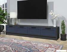 Тумба Интерлиния ТВ Концепт Тренд КТ-ТВ4-35 (антрацит/дуб королевский)