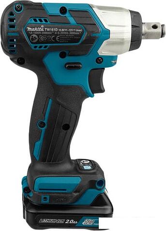 Ударный гайковерт Makita TW161DWAE (с 2-мя АКБ, кейс)