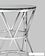 Журнальный столик Stool Group Вива 50x50 EET-080 (стекло черное/сталь серебристый)