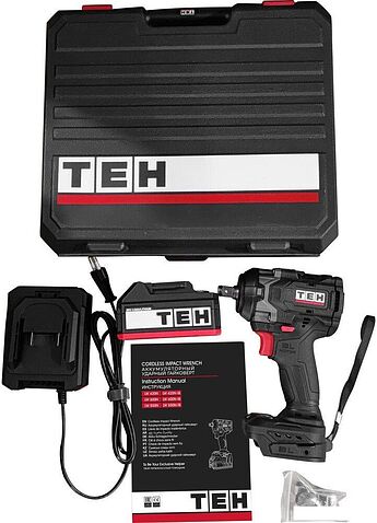 Гайковерт TEH LW600N-1B (с 1-им АКБ, кейс)