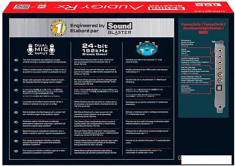 Звуковая карта Creative Sound Blaster Audigy Rx (SB1550)