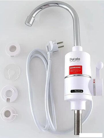 Проточный электрический водонагреватель-кран Potato P0061-7