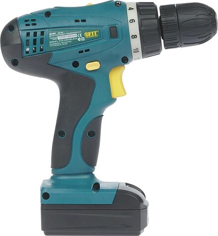 Дрель-шуруповерт FIT 80194 (с 2-мя АКБ, кейс)