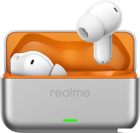 Наушники Realme Buds T500 Pro (белый/серебристый)