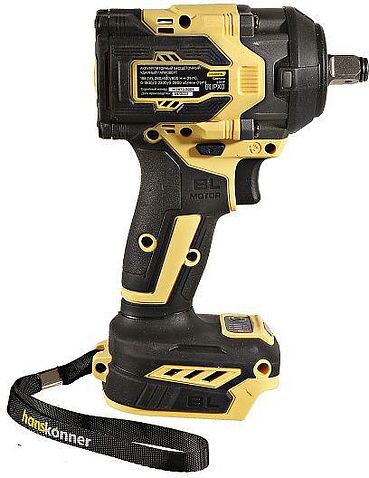 Гайковерт Hanskonner HCD20600BL (без АКБ)