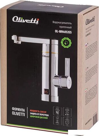Проточный электрический водонагреватель-кран Olivetti OL-WH4053SS