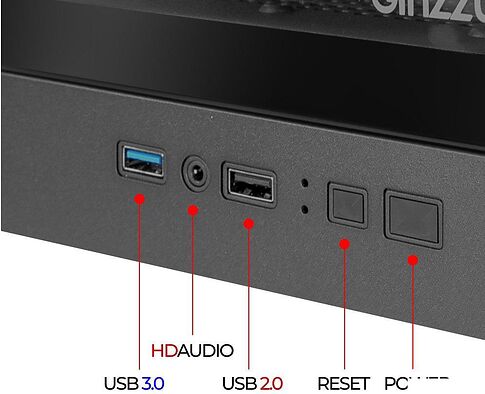 Корпус Ginzzu CL402