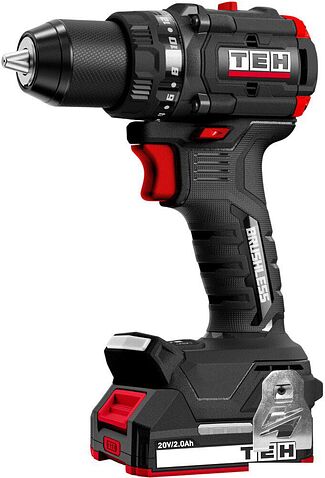 Дрель-шуруповерт TEH TDBL720-2B (с 2-мя АКБ, кейс)