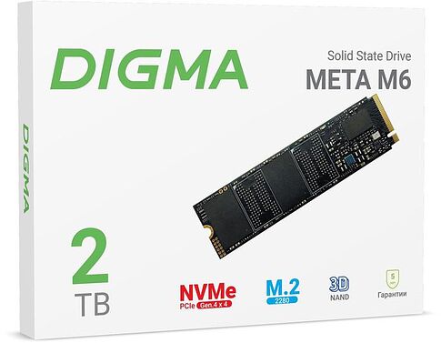 SSD Digma Meta M6 2TB DGSM4002TM63T