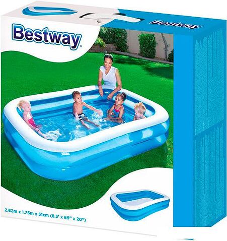 Надувной бассейн Bestway 262x175x51 [54006]