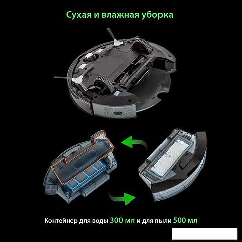 Робот-пылесос Pioneer VC706R (черный)