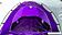Кемпинговая палатка Calviano Acamper Acco 3 (фиолетовый)