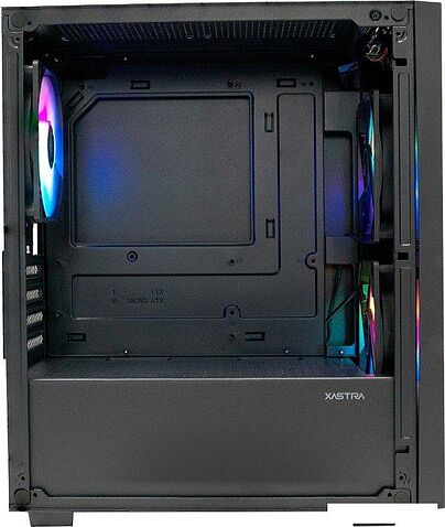 Корпус XASTRA A306M 3FRGB (черный)