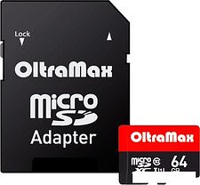 Карта памяти Oltramax Premium OM064GCSDXC10UHS-1-PrU3 microSDXC 64GB (с адаптером) Карта памяти Oltramax Premium OM064GCSDXC10UHS-1-PrU3 microSDXC 64GB (с адаптером)