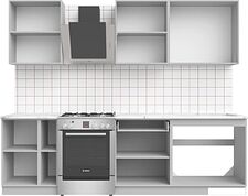 Готовая кухня Arvento АНТА-плюс 2м (графит)