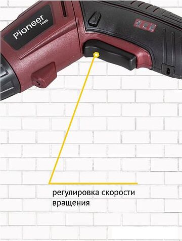 Электроотвертка Pioneer Tools CS-M0401 (с 1-им АКБ, оснастка)