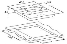 Варочная панель Weissgauff HGG 451 BGh Nano Glass Варочная панель Weissgauff HGG 451 BGh Nano Glass