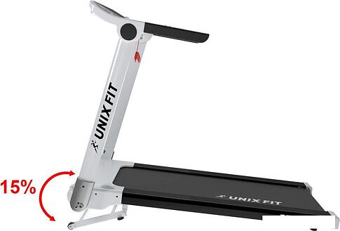 Электрическая беговая дорожка Unixfit Hi-tech F2 Plus (arctic ice)