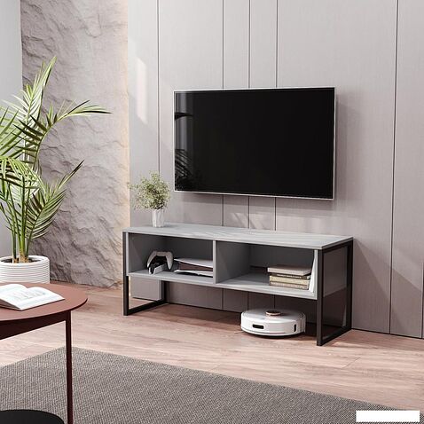 Тумба Mio Tesoro Luna Loft (серый/черный)